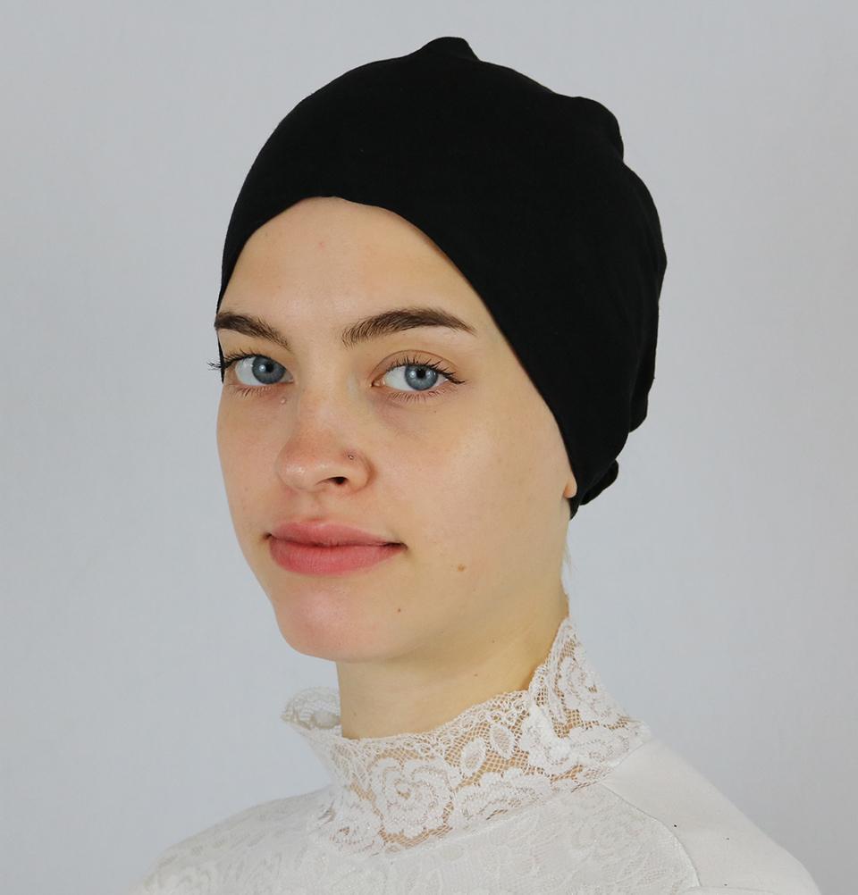 Modefa Non-Slip Cotton Bonnet - Black